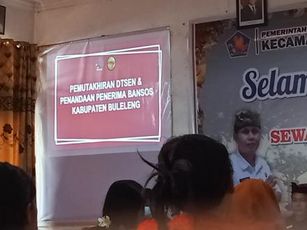 BIMBINGAN TEKNIS PEMUTAKHIRAN DATA DTSEN